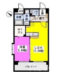 シャトレ五番館の物件間取画像